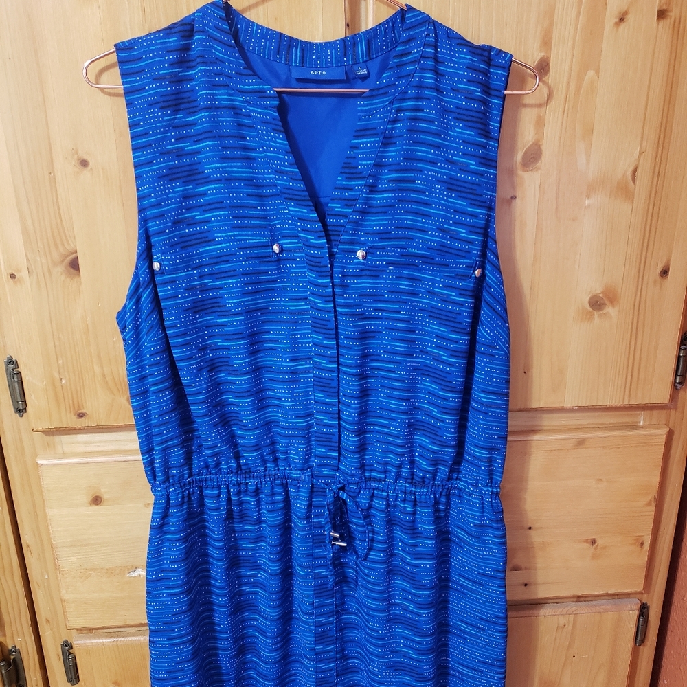 Apt 9 Blue Sleeveless Dress